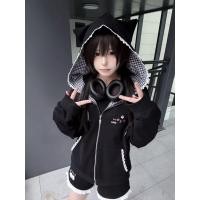 ราคา เสื้อสเวตเตอร์ถักอินเทรนด์ อิน หูแมวพร้อมสต็อกสาวเวอร์ชั่นเกาหลีฤดูใบไม้ผลิเสื้อแจ็คเก็ตบางฤดูร้อน คลุมด้วยผ้าแขนยาวซิป (56553174500)