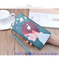 ราคา กระเป๋าสตางค์ใบยาว กระเป๋าเงิน กระเป๋าสตางค์ผู้หญิง น่ารักๆกะทัดรัด Ancora Shop (5049453059)