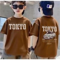 ราคา ล่อ ดีไซน์ สะดวก ระบายอากาศ 100 ฤดูร้อน แขนสั้น พิมพ์ลายยุคโตเกียว 90 150 ซม 3 14 ปี (55653343626)