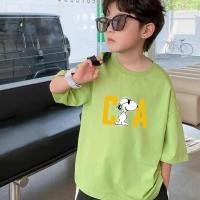 ราคา เด็ก ฤดูร้อน พิมพ์ลายสนูปปี้ แบรนด์เด็ก 2024 เสื้อผ้าเอนกประสงค์ (54354882347)