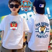 ราคา เสื้อยืดเด็ก Paw Patrol พิมพ์ลายการ์ตูน สำหรับเด็ก คอกลม ชุดประจำวัน (52706242287)