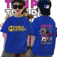 ราคา เงินปลายทางสามารถเก็บเสื้อยืดมี8สีเด็กชายและเด็กหญิงMobile Legends Bang Bang และท็อปส์ซู (51906237844)