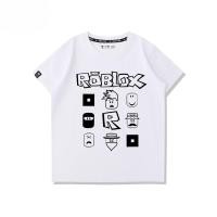 ราคา unisex Roblox wzhaoyu 10 ขนาด พิมพ์เสื้อระบายอากาศ ยืดเด็กผู้ชาย (48753302039)