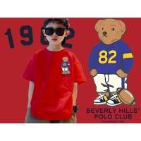ราคา เสื้อยืด90 150 พิมพ์ลายหมี Beverly อายุ3 12 ซม แขนสั้น คอกลม Polo Club ผ้าคอตตอน (46256315555)