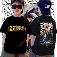 ราคา เด็กหญิงเด็กชายสบาย1 11ปีเสื้อยืดผ้าฝ้ายเนื้อนุ่มMobile Legends Bang Bang (28094092396)