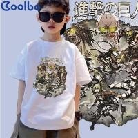 ราคา เพื่อน Unisex สำหรับ ฤดูร้อนใหม่ Attack On Titan พิมพ์ลาย wzhaoyu ยืดแขนสั้นผ้าฝ้ายแท้ (55153295691)
