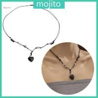 ราคา สร้อยคอหินหัวใจสีดำ กับลูกปัดจี้กระดูกไหปลาร้า สำหรับเพศทั้งสอง (54305653369)