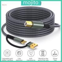 ราคา Mojito สายเครื่องพิมพ์ USB Type C ถักชายกับ USB B Extender สายไฟข้อมูล 480Mbps (57955666000)