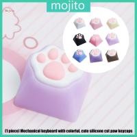 ราคา Mojito 4 ชิ้น DIY คีย์บอร์ดแบบกลไกหมวกบุคลิกภาพ 3D Kitty Artisans CatPaw Pad Keycap สําหรับสวิทช์ (55456722813)