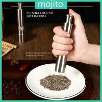 ราคา Mojito คู่มือชุดเครื่องบดพริกไทยเกลือ One Handed Thumb Push ปุ่มผู้ถือโลหะสําหรับพริกไทยดําหรือเกลือหิมาลัย (57252273337)