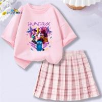 ราคา สูทแฟชันเกาหลี พร้อมกระโปรงลายสก็อตและเสื้อแขนสั้น ออกแบบมาเพื่อความสบายในฤดูร้อน (50756570077)