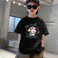 ราคา ท็อปเสื้อยืดสีพื้นสำหรับเด็ก แขนสั้นฤดูร้อน ใหม่ สไตล์แฟชั่น สำหรับเด็กโต เสื้อผ้าเด็กชาย (27082259768)