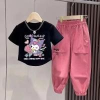 ราคา ชุดเด็กผู้หญิง ชุดใหม่สไตล์สาว ชุดแขนสั้นฤดูร้อน ชุดสองชิ้น ชุดเอี๊ยมฤดูร้อนสำหรับเด็กผู้หญิง (26631698397)