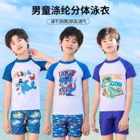 ราคา ชุดว่ายน้ำเด็กฤดูร้อนแฟชั่นใหม่สำหรับเด็กชาย ชุดว่ายน้ำสองชิ้น ฝึกว่ายน้ำ ชุดว่ายน้ำเด็กชายแห้งเร็ว (26931728341)