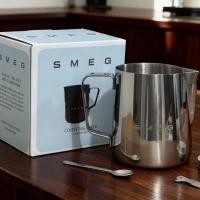 ราคา R RW Co Branded smeg Professional Coffee Latte กระบอกกาแฟแฟนซีพร้อมขนาดตีฟองนมถ้วยรายการรอบปากจุด (41772838434)