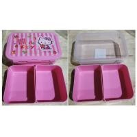 ราคา Superlock กล่องข้าว กล่องใส่อาหาร กล่องถนอมอาหาร ลิขสิทธิ์แท้ ลายคิตตี้ (3638735261)