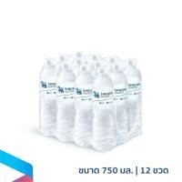 ราคา Singha Drinking Water น้ำดื่มสิงห์ 750 มล x 12 ขวด (49007186357)