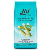 ราคา น้ำตาลทรายขาวบริสุทธิ์ ตรา ลิน Lin 100 Refined Sugar น้ำหนักสุทธิ 1 กก (49506987021)