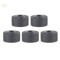 ราคา ใช่ 5ชิ้นสีดํายางแบริ่งลูกกลิ้งคู่มือรอกแบริ่งล้อหยิกลูกกลิ้งสําหรับเสียงวิทยุเทปบันทึกอุปกรณ์เสริม (45405685592)