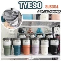 ราคา ของแท้ พร้อมส่ง แก้วเก็บความเย็น Tyeso แบบใหม่มีที่จับ หูหิ้ว แก้วกาแฟ แก้วสแตนเลส304 600ml 750ml 900ml ราคาไม่แพง (22125307546)