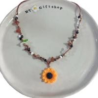 ราคา A065 สร้อยคอเชือกเทียน สร้อยลูกปัดเชือกเทียน (29911934873)