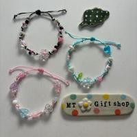 ราคา B026 ข้อมือเชือกเทียนถัก มีหลายแบบ (27954923143)