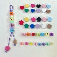 ราคา P059 พวงกุญแจใส่ชื่อได้ ตัวหนังสือสี่เหลี่ยม12มิล พวงกุญแจdiy (41156438134)