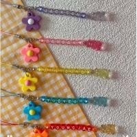 ราคา P049 พวงกุญแจใส่ชื่อได้ พวงกุญแจdiyตามโทนสีงานลูกปัด (25640834112)