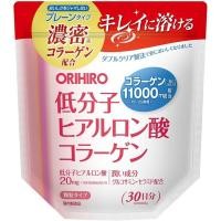 ราคา Orihiro Low Molecular Weight Hyaluronic Acid Collagen Bag 180g with Glucosamine and Ceramide (52351117006)