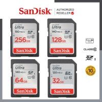 ราคา SanDisk Ultra SD Card Class10 U1 Speed Up to 150MB s SDSDUNB 32GB 512GB SDHC SDXC เมมโมรี่การ์ด (52206613369)