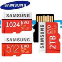 ราคา Samsung ของแท้ EVO Micro SD Card Class10 512GB 1TB 2TB การ์ดหน่วยความจํา การ์ดหน่วยความจํา ไมโคร sd ความเร็วสูง โท (57457123144)