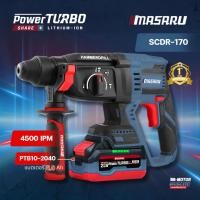 ราคา MASARU สว่านโรตารี่ ไร้สาย รุ่น SCDR 170 มอเตอร์ Brushless เจาะ สกัด เจาะกระแทก 3 ระบบ สว่าน สกัดปูน (29684947113)