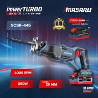 ราคา MASARU Powerturbo รุ่น SCSR 445 เลื่อยชักไร้สาย เลื่อยชัก ระยะชัก28MM เลื่อยตัดเหล็ก เลื่อยชักไฟฟ้า (48902667973)