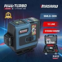 ราคา MASARU รุ่น SMLG 300 เครื่องวัดระดับเส้นสีเขียว 12 เส้น LASER LEVEL METER เลเซอร์วัดระดับ (26089364942)