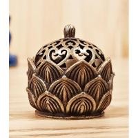 ราคา ที่ใส่กำยานดอกบัวมงคล ทองเหลือง เสริมพลังบูชาองค์เทพ เสริมสิริมงคล บูชาพระพิฆเนศ ky03 (26167717904)