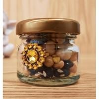 ราคา ของบูชาพระพิฆเนศ ขวดแก้ว ข้าว 9 สีธัญพืช 9 ชนิด เนยกีย์และน้ำผึ้ง สะดวกในการถวายบูชา bucha01 (26267717812)