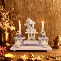 ราคา หิ้งพระตั้งโต๊ะขนาดเล็ก หิ้งพระพิฆเนศ กันน้ำ กันปลวก สไตล์มินิมอลสวยทันสมัย วางบูชาพระ TM02 (22712293873)