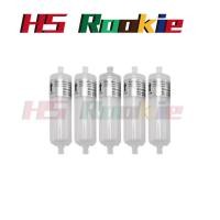 ราคา 10PCS 5μm 80 มม L X 27 มม W 6 4 มม หมึกหลอดกรองแคปซูลสําหรับ Solvent Eco Solvent DTF เครื่องพิมพ์ Format ขนาดใหญ่ (48004408096)