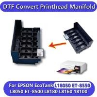 ราคา L18050 ET8550 L8180 DTF Printhead Adaptor Manifold DTF เครื่องพิมพ์หัวแปลงชุดสําหรับ Epson XP600 EcoTank L8160 L8050 (43309500165)
