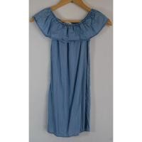 ราคา มินิเดรส สีฟ้า H M มือ 2 แขน คอ ระบาย แขนกุด คอกลม อก 30 นิ้ว เอว 30 นิ้ว ปลายกระโปรงกว้าง 17 นิ้ว ยาว 28 นิ้ว (56604146640)