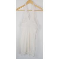 ราคา เสื้อคล้องคอ H M มือ 2 เปิดหลัง ผ้าลูกไม้ มีซับใน สีขาว Size XXS อก 24 นิ้ว เอว 24 นิ้ว ยาว 32 นิ้ว (53252981220)