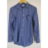ราคา เสื้อเชิ้ตแขนยาว Uniqlo มือ 2 ลายทางลง สีฟ้า ขาว Size S อก 40 นิ้ว ยาว 27 นิ้ว (47507215741)