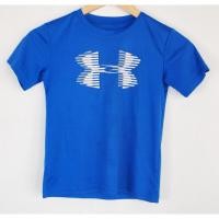 ราคา เสื้อยืดเด็ก UNDER ARMOUR สีฟ้า แขนสั้น คอกลม อก 28 32 นิ้ว ยาว 19 นิ้ว (45500134868)
