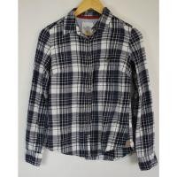 ราคา เสื้อเชิ้ต H M มือ 2 แขนยาว ลาบสกีอตสีกรม ขาว อก 36 นิ้ว ยาว 23 นิ้ว (40427025210)