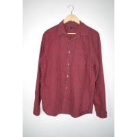ราคา เสื้อเชิ้ต GAP มือ 2 ลายสก๊อต สีดำ แดง แขนยาว อก 44 นิ้ว ยาว 26 นิ้ว (28287237335)