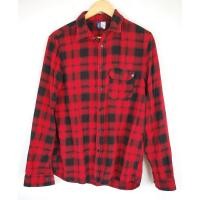 ราคา เสื้อเชิ้ตแขนยาว H M ลายสก๊อต สีแดง ดำ อก 40 นิ้ว ยาว 27 นิ้ว (25547452372)