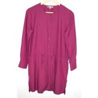 ราคา มินิเดรส Uniqlo มือ 2 สีบานเย็น แขนยาว ผ่าหน้ากระดุม คอกลม Size M อก 38 นิ้ว สะโพก 40 นิ้ว ยาว 33 นิ้ว (42161354097)