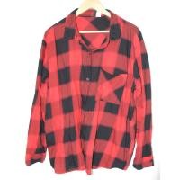 ราคา เสื้อเชิ้ต H M มือ 2 ลายสก็อต แดง ดำ แขนยาว Size L อก 50 นิ้ว ยาว 29 นิ้ว (54153502012)