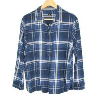 ราคา เสื้อเชิ้ตแขนยาว Uniqlo มือ 2 ลายสก๊อตสีน้ำเงิน ขาว แขนยาว Size L อก 40 นิ้ว ยาว 25 นิ้ว (44850150945)