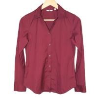 ราคา เสื้อเชิ้ตแขนยาว Uniqlo มือ 2 สีเลือดหมู Size M อก 36 นิ้ว ยาว 24 นิ้ว (44011361511)